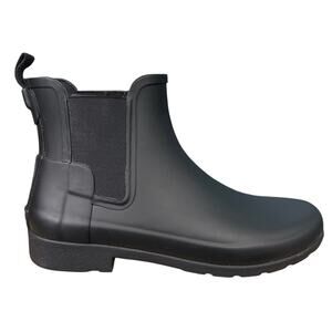 Hunter Women’s Original Waterproof Black Chelsea Boot Size US 9